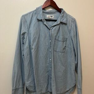 Old Light Blue Denim Shirt